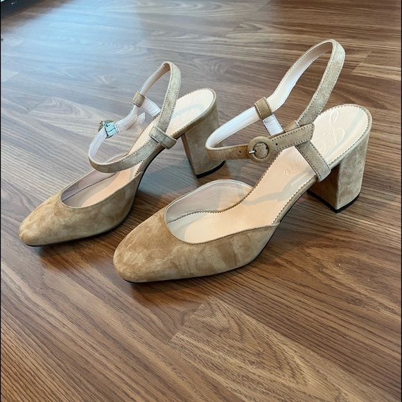 J. Crew Maisie ankle-strap pumps in suede - Picture 9 of 16